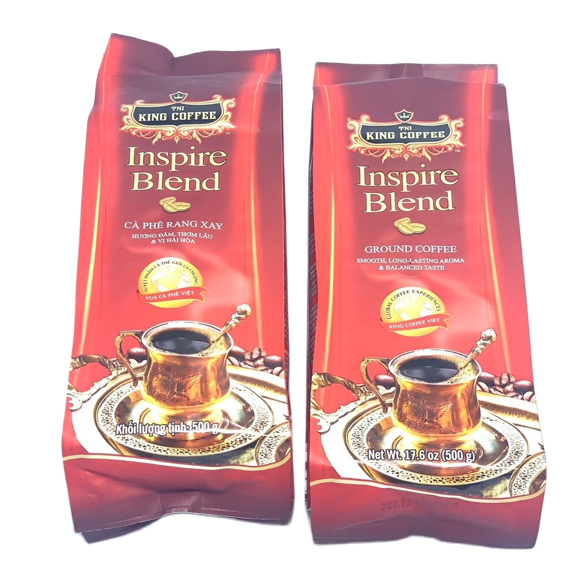 1Kg - Cà phê  King Coffee pha phin Inspire Blend( 2 Bịch x 500gam)