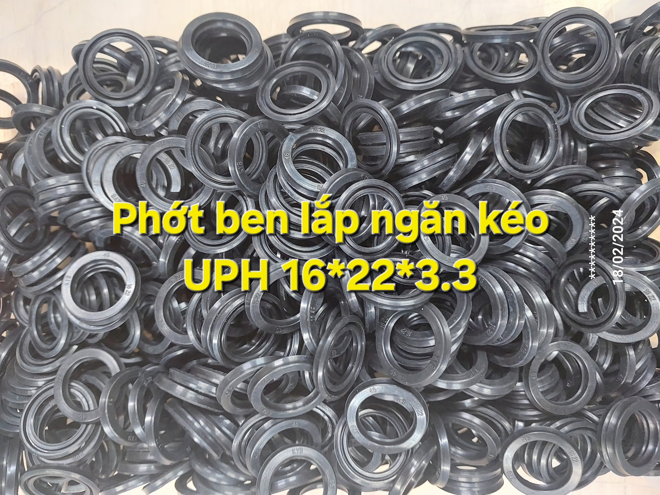 Phớt ben lắp ngăn kéo UPH 16*22*3.3