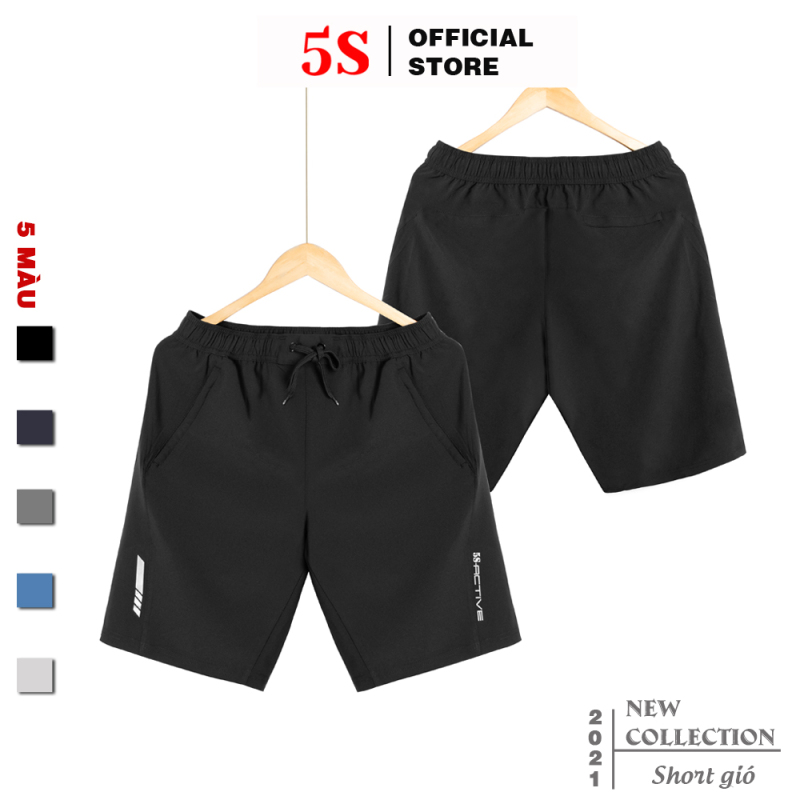 Nơi bán Quần Đùi Nam 5S (5 màu) Vải Gió Mềm, Siêu Nhẹ, Dáng Thể Thao, Thiết Kế Trẻ Trung Năng Động (QSG002S1-03)