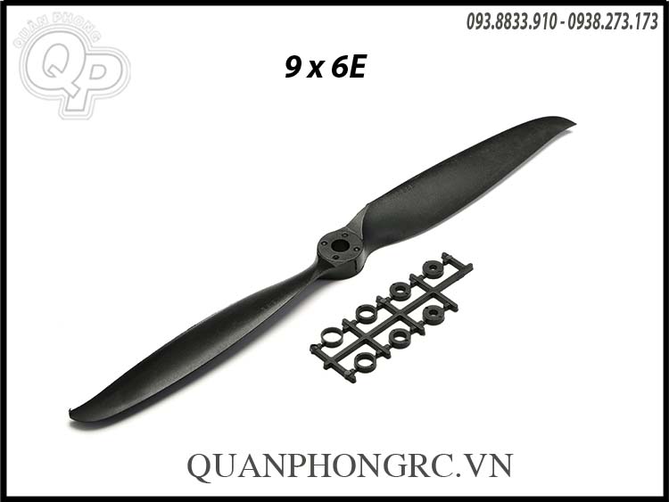 Cánh quạt KMP 8x6 đen / 9x6 đen (2 cái)