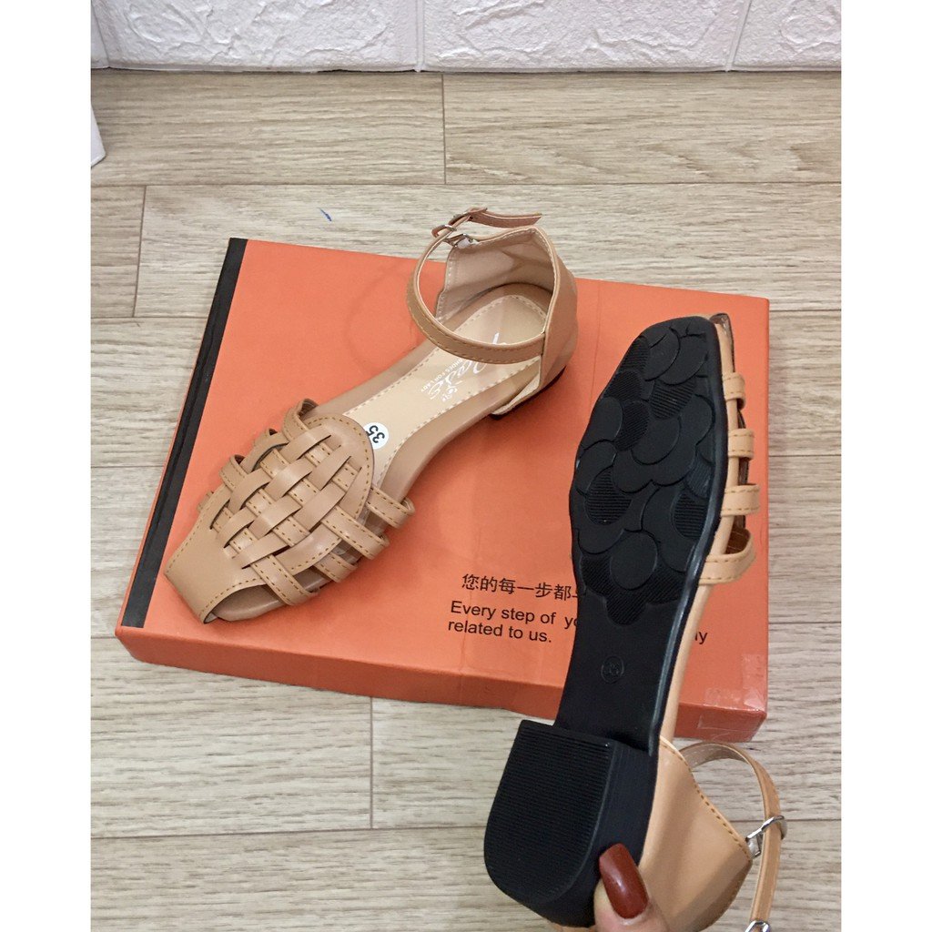 GIÀY SANDAL NỮ BÍT CARÔ