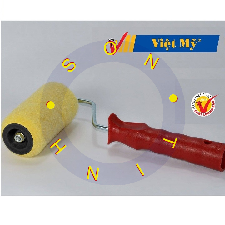 Rulo lăn sơn cọ lăn sơn Việt Mỹ 11cm 23cm