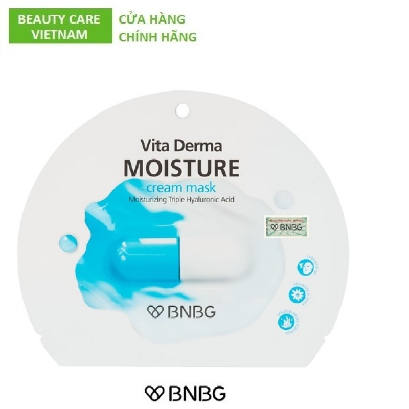 Mặt nạ cấp ẩm đa tầng BNBG Vita Derma Moisture Cream Mask 28ml/ gói