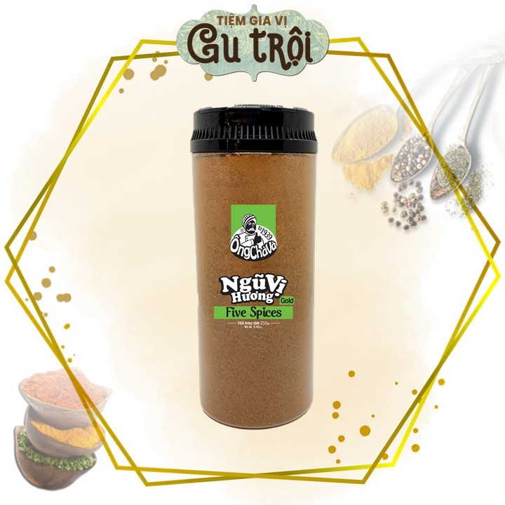 Bột ngũ vị hương Ông Chà Và 250gram (Five spices Ong Cha Va)