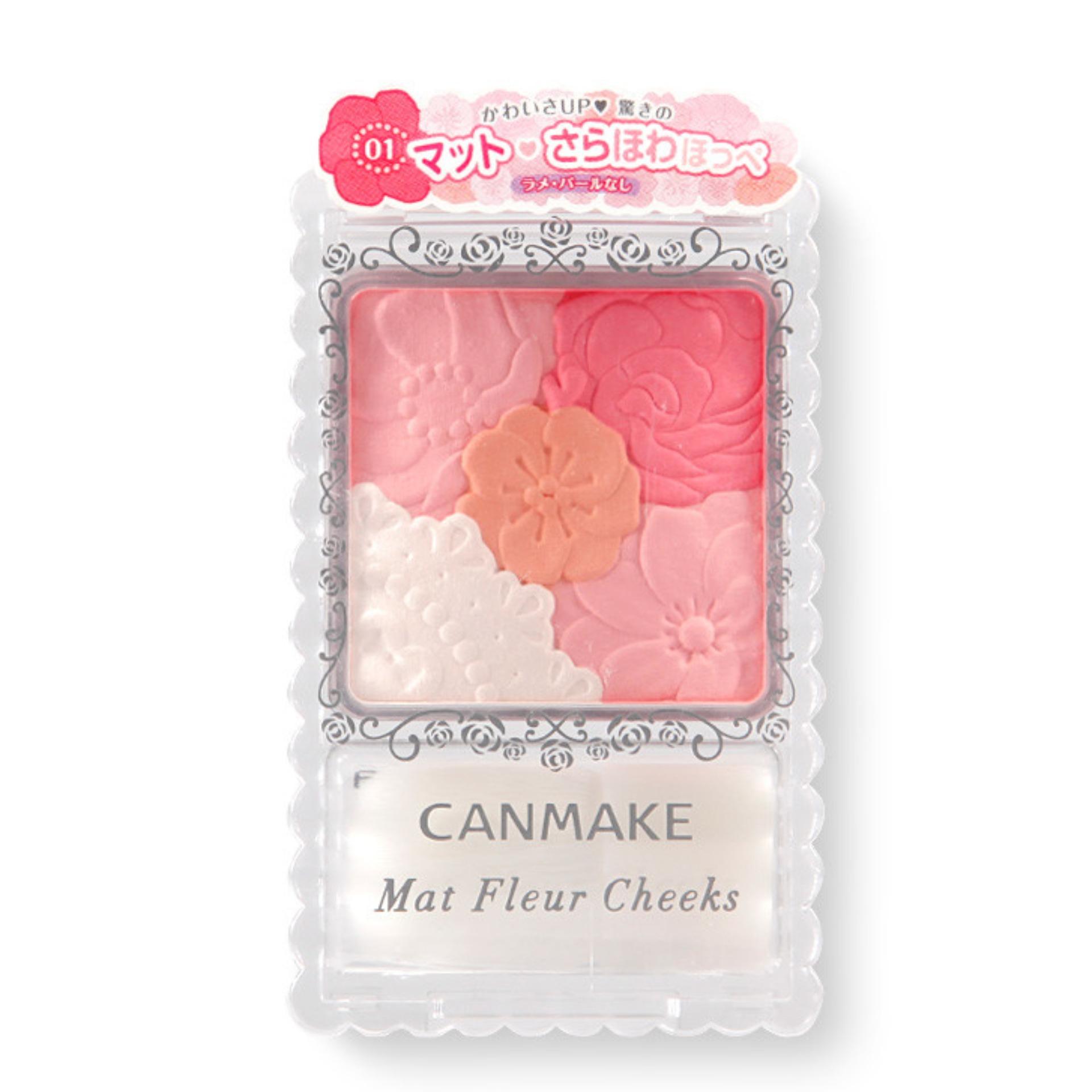 Phấn má Canmake Mat Fleur Cheeks No.01 (màu 01)- 4g