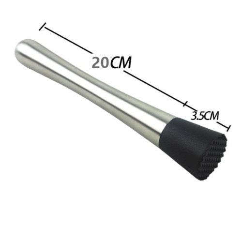 Chày dầm pha chế cao cấp inox chắn chắn, dài 20cm