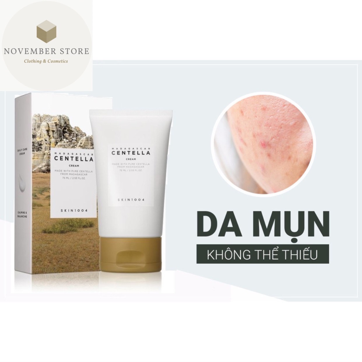 Kem Dưỡng Rau Má SKIN1004 75ml