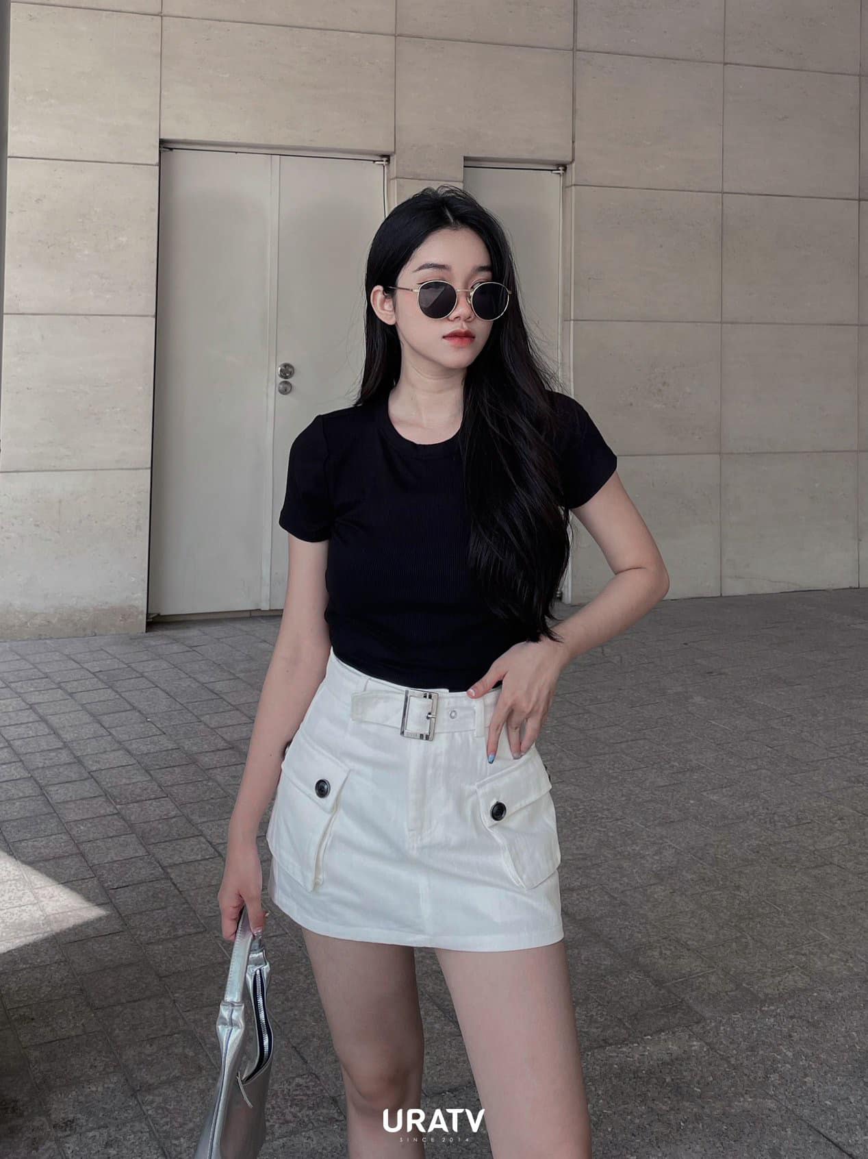[ẢNH THẬT-CÓ SẴN] Áo thun gân tay ngắn Z r