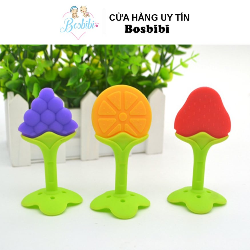 Đồ Chơi Cắn Răng Gặm Nướu Hình Trái Cây Cho Bé