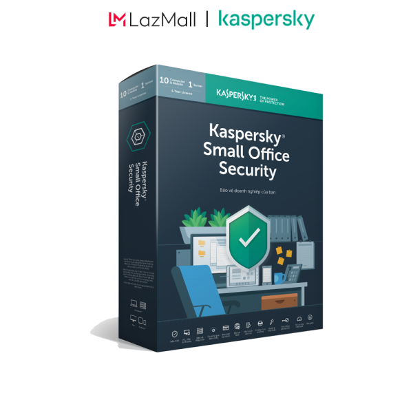 Bảng giá BOX Phần mềm diệt virus Kaspersky Small Office Security 10 PCs + 10 Mobile + 1 File Server KSOS10U- Hàng chính hãng Phong Vũ