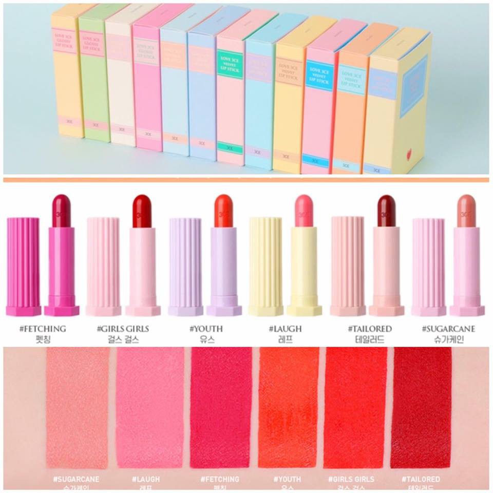 Son Sáp Siêu Lì 3Ce Love Glossy Lip Stick