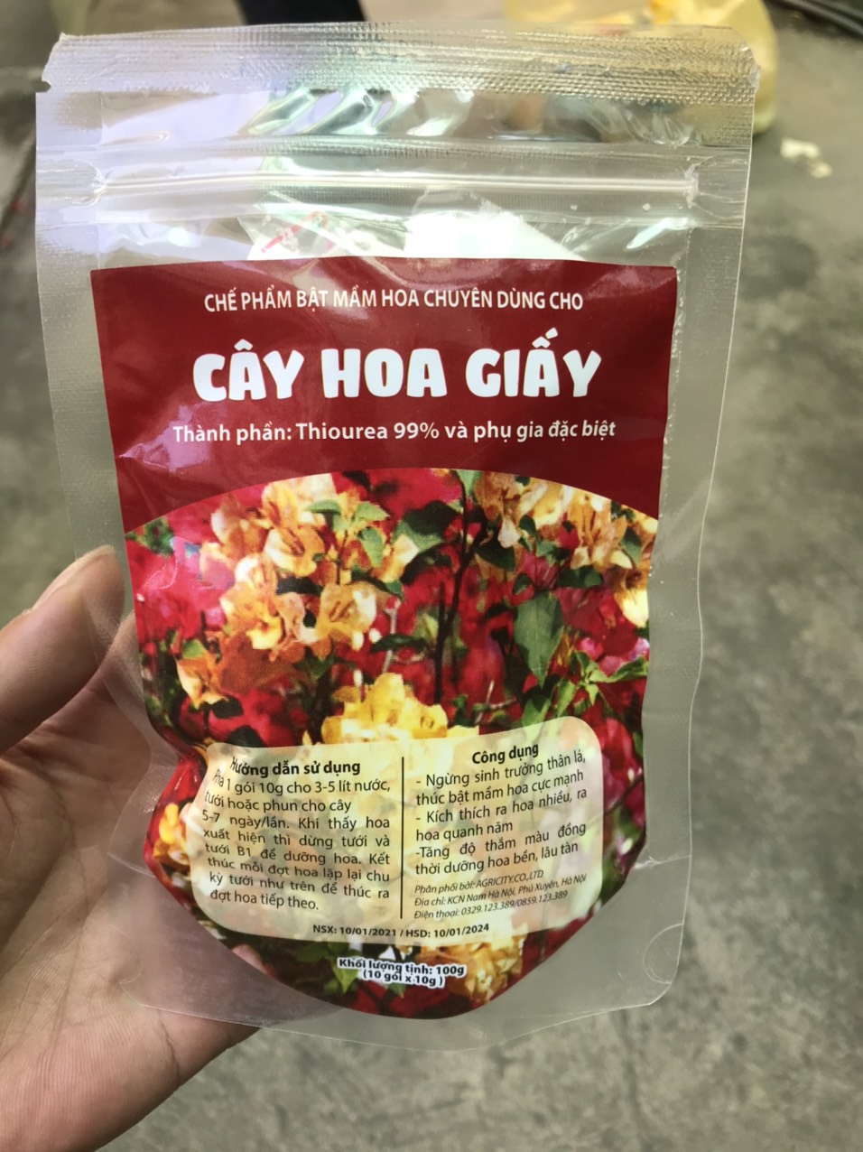 Phân bón kích ra hoa dùng cho cây hoa giấy