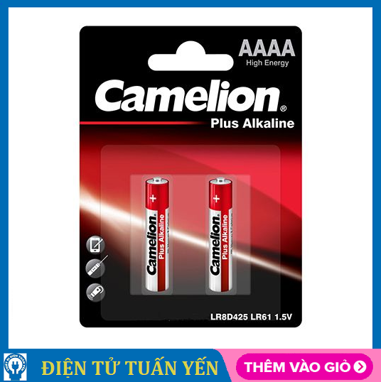 Pin AAAA Camelion Plus Alkaline 1.5V (vỉ 2 viên) - Hàng chính hãng
