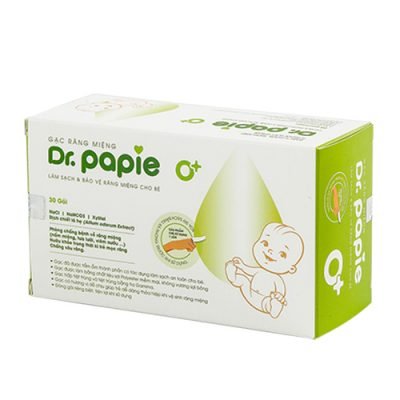 Gạc Rơ Lưỡi Vệ Sinh Răng Miệng Cho Bé Dr Papie
