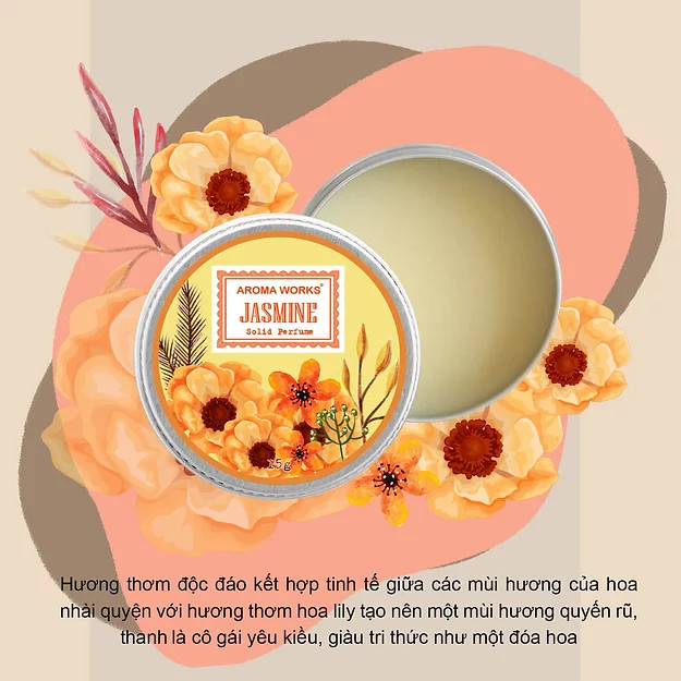Nước Hoa Khô Aroma Works Solid Perfume 15g