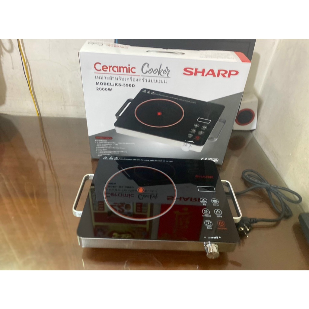 ##bếp hồng ngoại sharp- ks-390d tiện lợi cho mỗi bữa ăn.-diendandung24h.