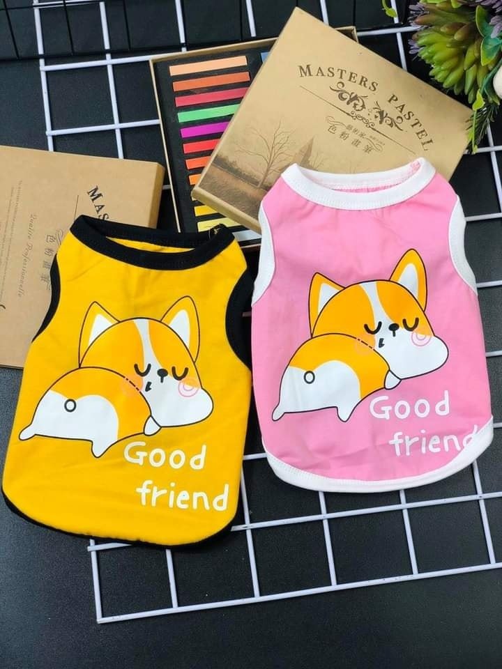 ÁO BA LỖ CORGI DỄ THƯƠNG - Áo cho chó mèo