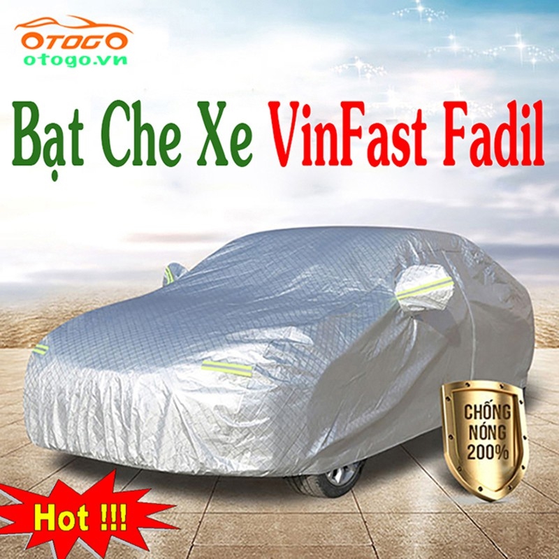 Bạt phủ ô tô VinFast FADIL  A2.0 - CAO CẤP 3 LỚP Cách Nhiệt, Bạt phủ xe ô tô VinFast Fadil (hàng cao cấp)