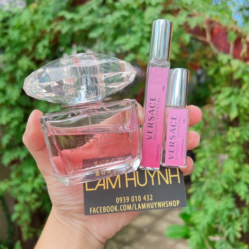 Nước hoa Nữ VERSACE BRIGHT CRYSTAL 5ml - 10ml