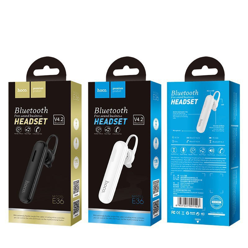 Tai nghe bluetooth Hoco E36 chính hãng BH 12 tháng - Mẫu mới