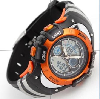 Đồng hồ trẻ em dây cao su Skmei 0998 (Cam)