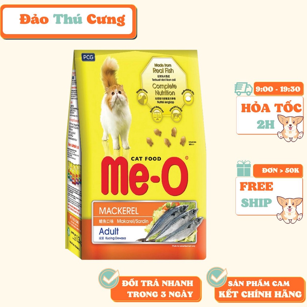 [1.2kg] Hạt Me-O Cho Mèo Trưởng Thành