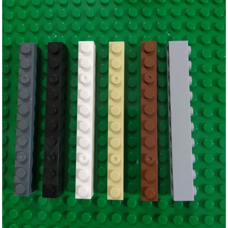 Đồ chơi lắp ráp combo 2 gạch cao 1x10 no.979 - đồ chơi lắp ráp phụ kiện moc tương thích part 6111