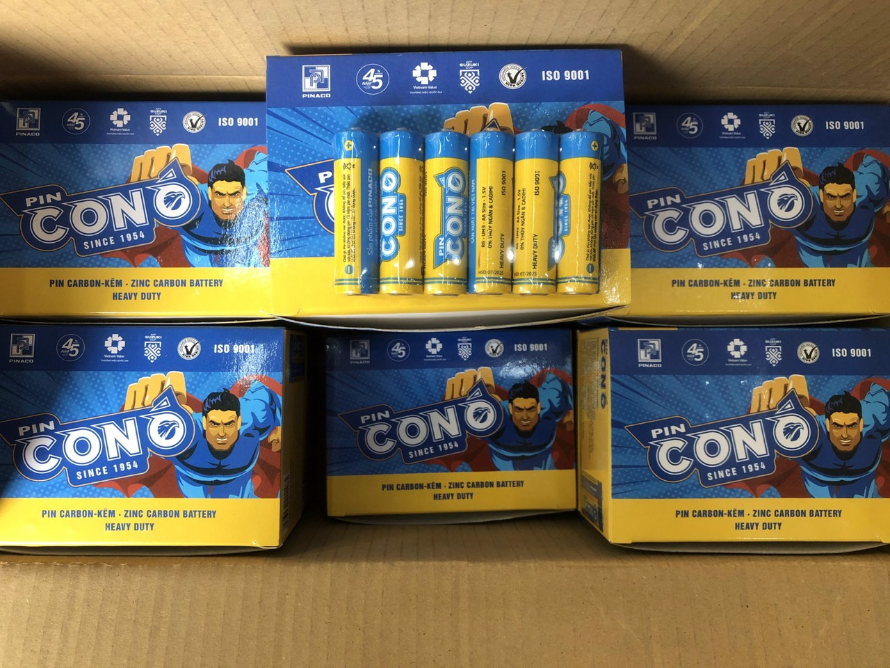 Pin 2A con ó cao cấp (hộp 40 viên, 48 viên)