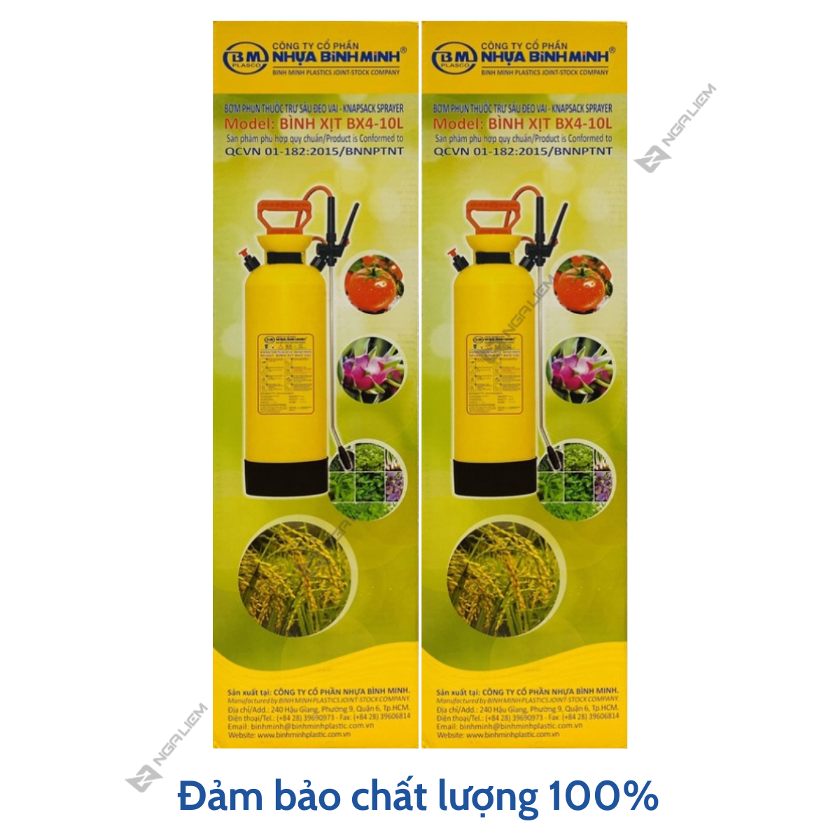 Bình xịt 10 Lít Bình Minh BX4, dùng phun tưới [Hàng chính hãng]