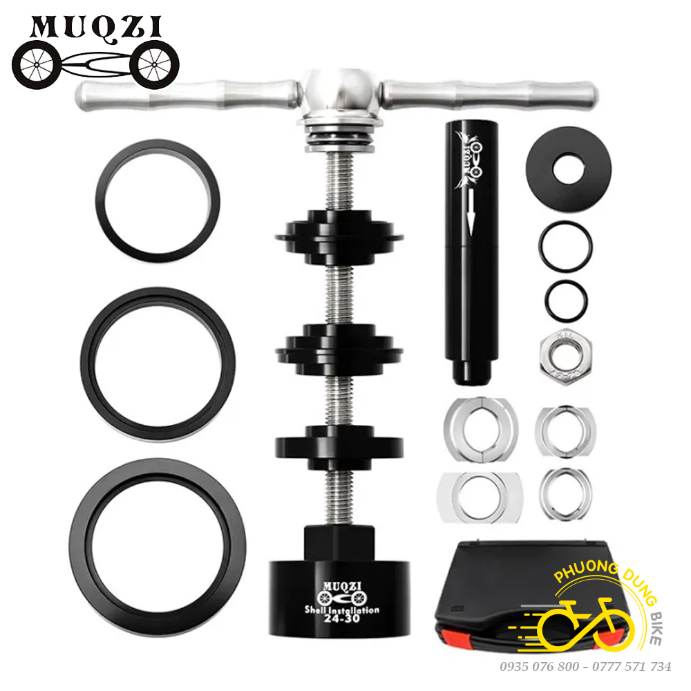 Bộ dụng cụ tool tháo và ép BB trục rỗng xe đạp MUQZI