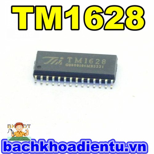 TM1628 SOP-28 IC Led driver chân dán SMD - Linh kiện Fixpro