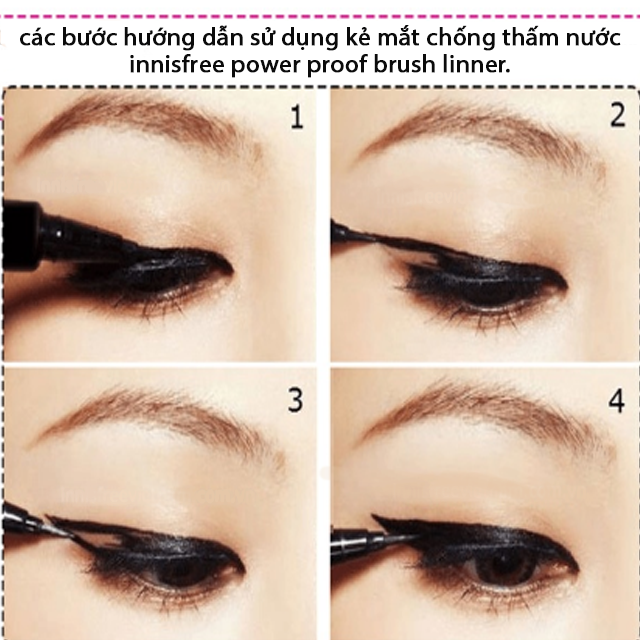 Kẻ mắt nước chống trôi Innisfree Powerproof Brush Liner