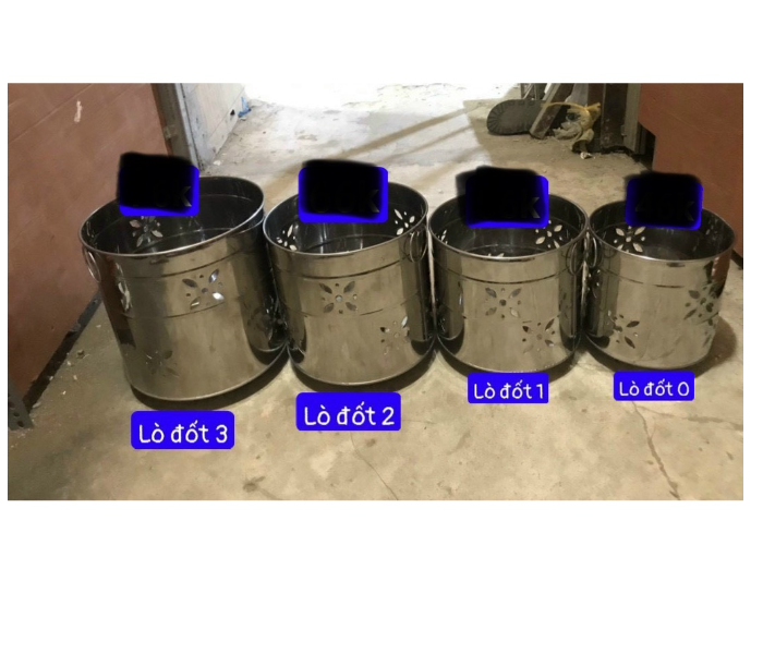 Lò Đốt Vàng Mã, Inox Nhiều Kích Cỡ