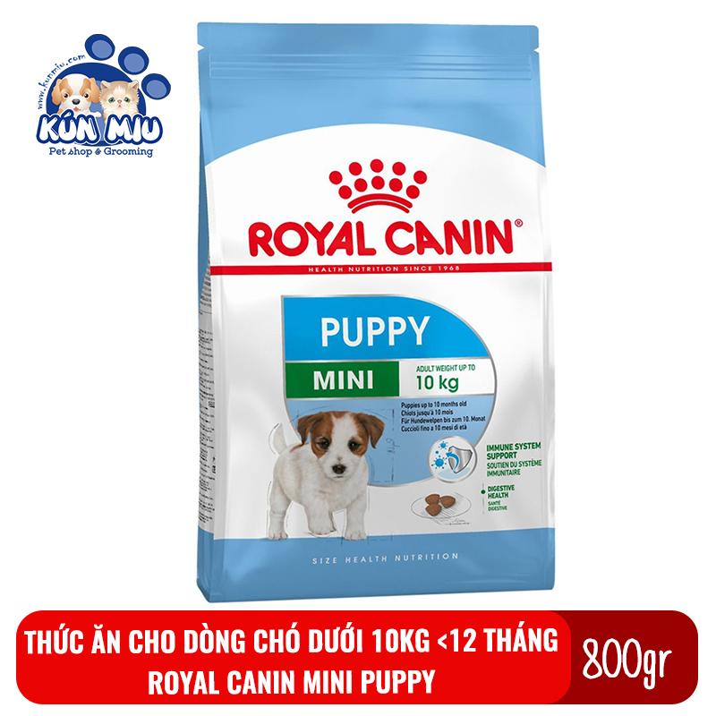 [Hoàn Tiền 10%] Thức ăn cho dòng chó dưới 10kg và dưới 12 tháng Royal canin Mini puppy Túi Nguyên Hãng - Kún Miu Pet Shop