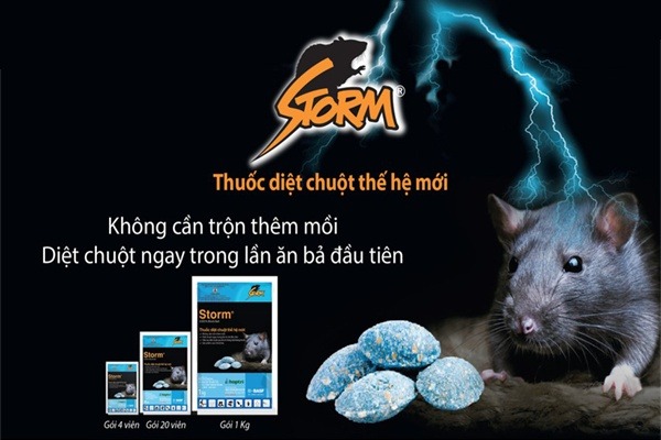 Thuốc Diệt Chuột Storm Dạng Kẹo Sinh Học