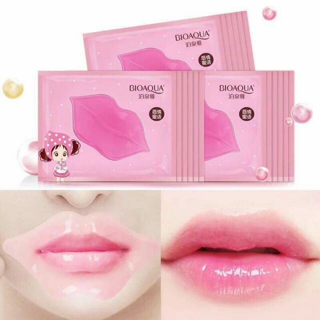 Combo 10 Mặt Nạ Môi Cấp Ẩm Môi - Bioaqua