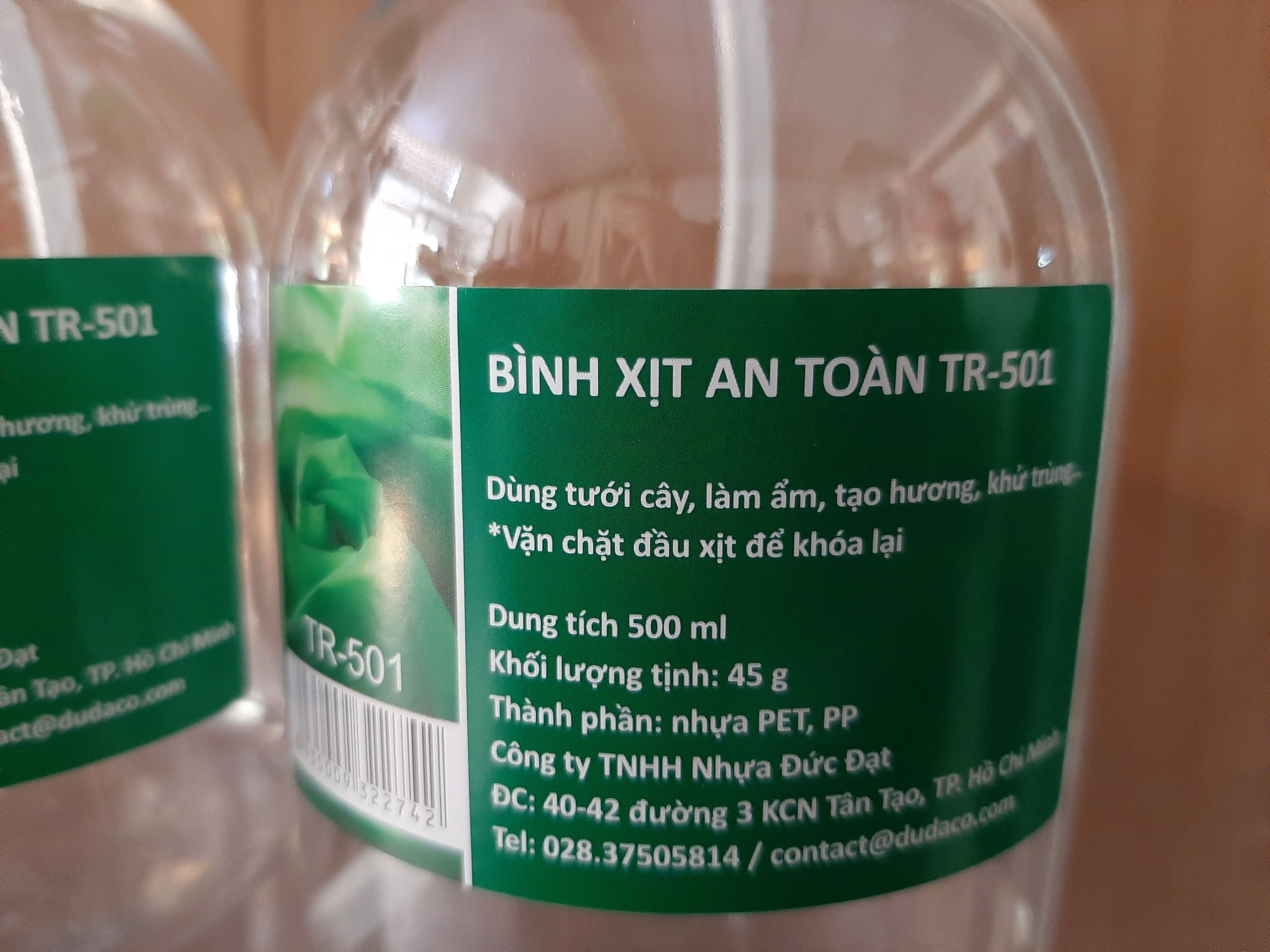 BÌNH XỊT ĐỨC ĐẠT 0,5L