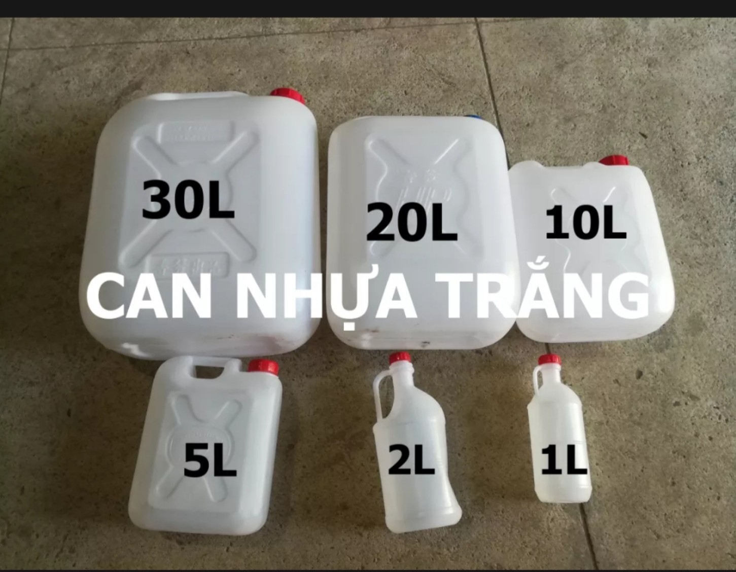 Can nhựa 20 lít, 30 lít đựng các chất lỏng