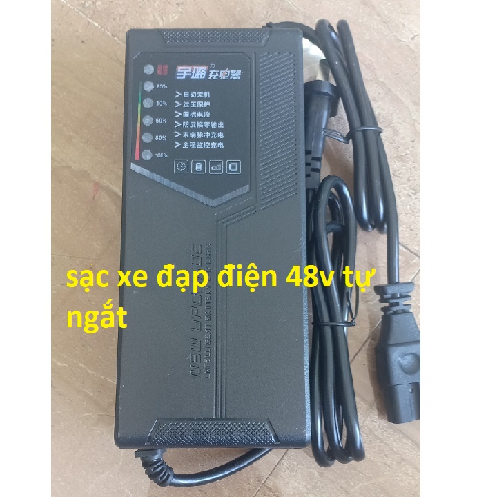 Sạc xe đạp điện 48V 12AH chân vuông