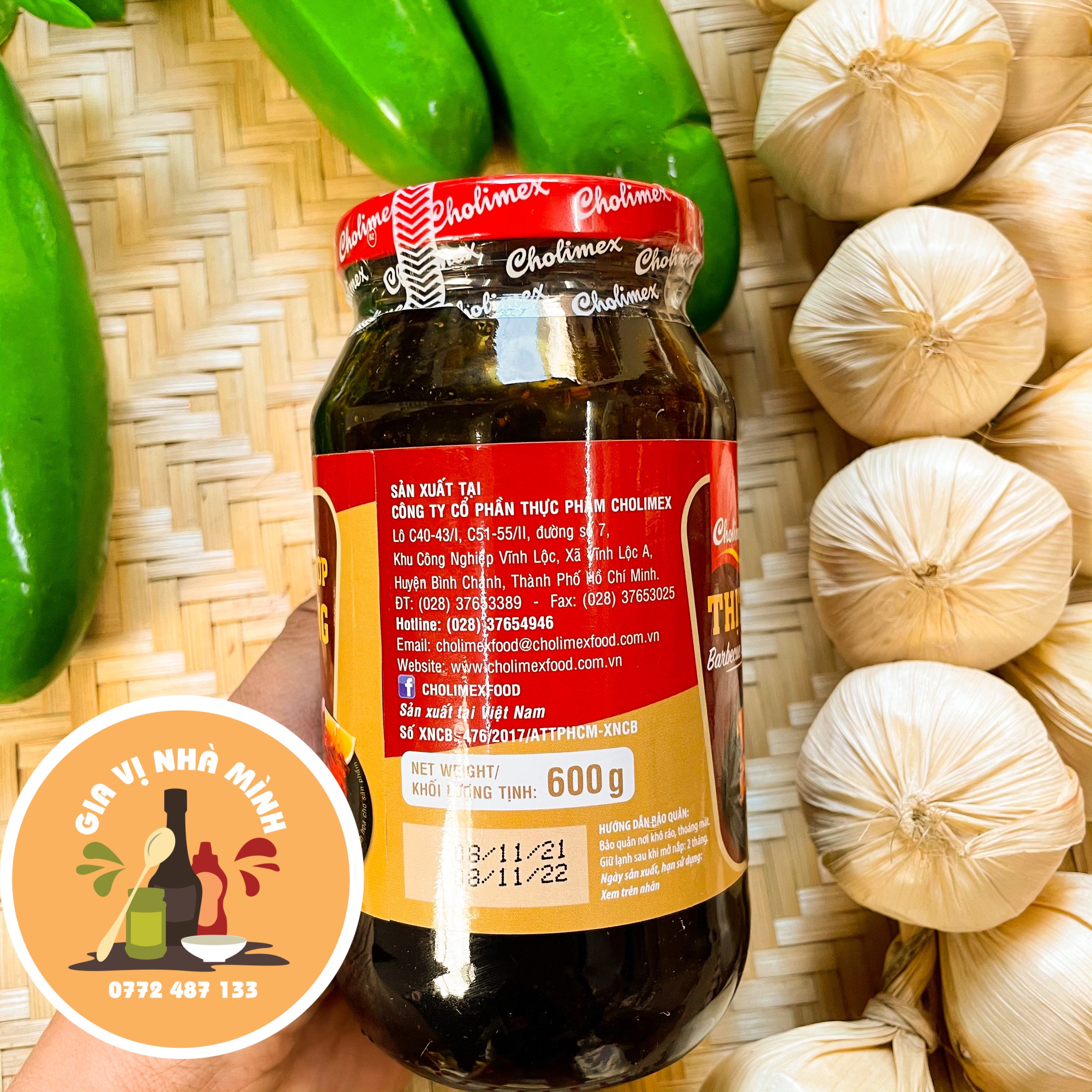 SỐT ƯỚP THỊT NƯỚNG CHOLIMEX 200GR -600GR