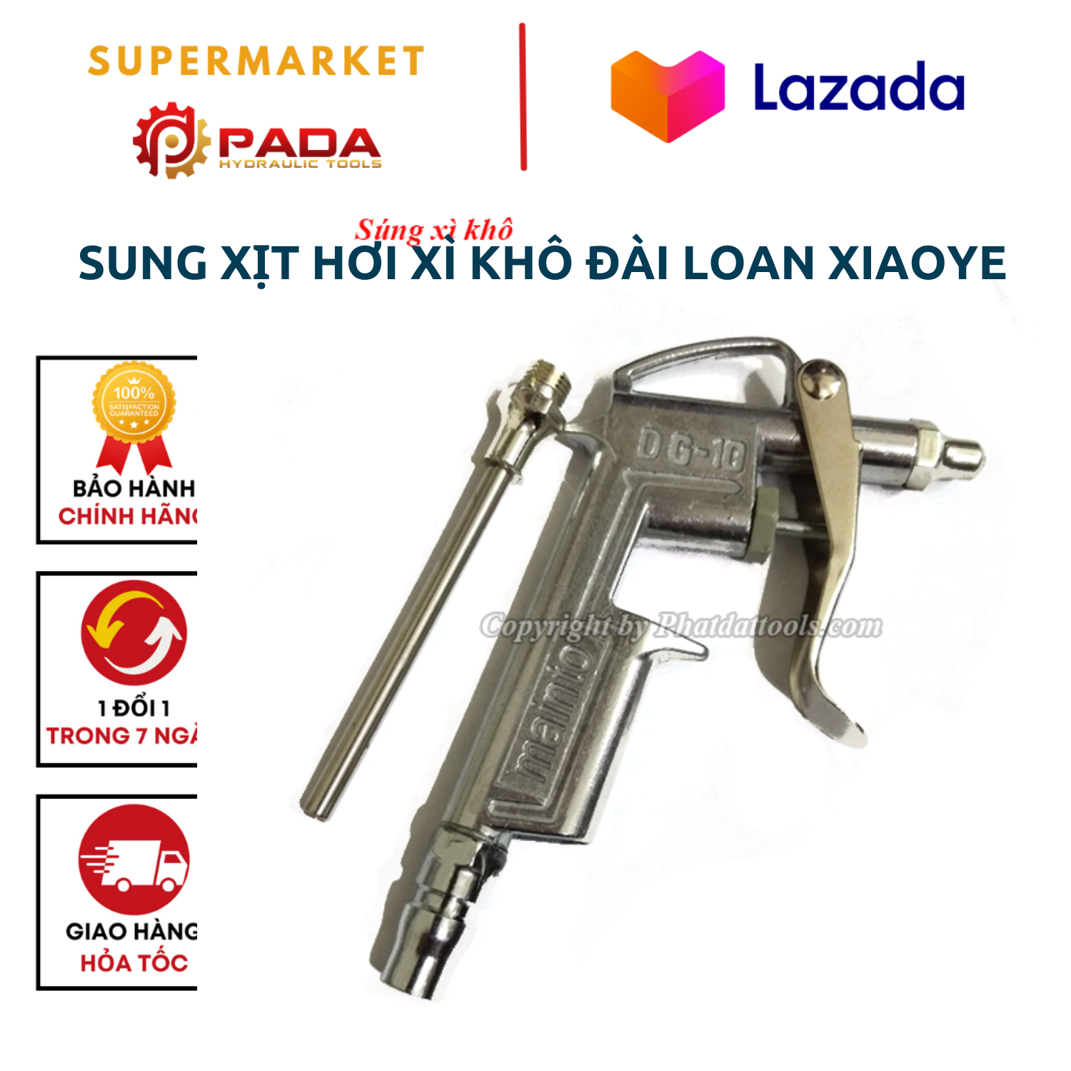Sung xịt hơi xì khô đài loan xiaoye xe máy ôtô cho máy khí nén
