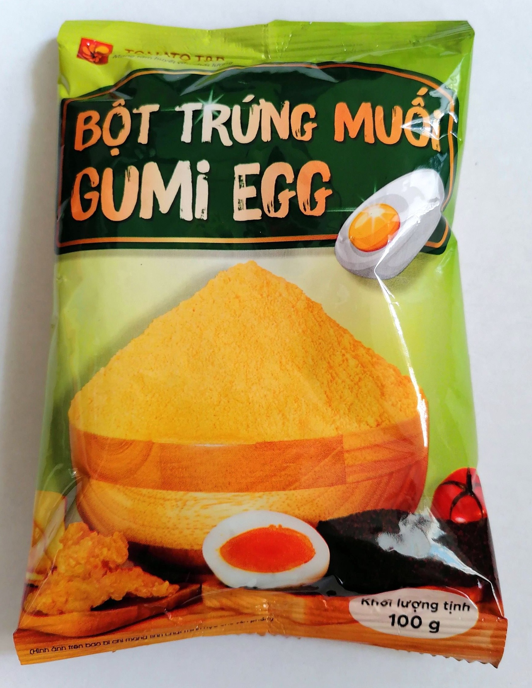 100g Bột TRỨNG MUỐI lắc VN TOMATO T&P Gumi Egg Salted Taste Powder ttp-hk