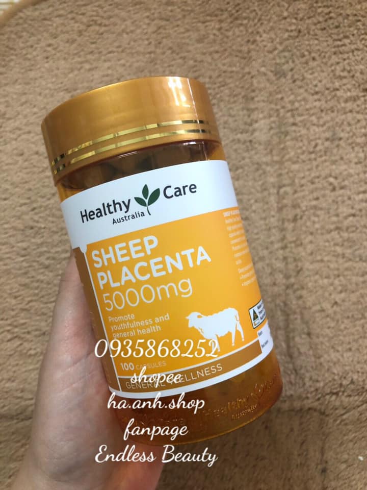 Healthy Care Sheep Placenta 5000mg 100 viên