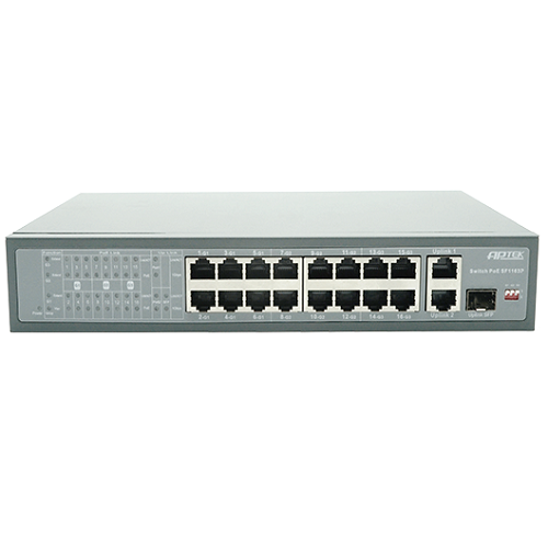 Switch 16 cổng poe aptek sf1163p