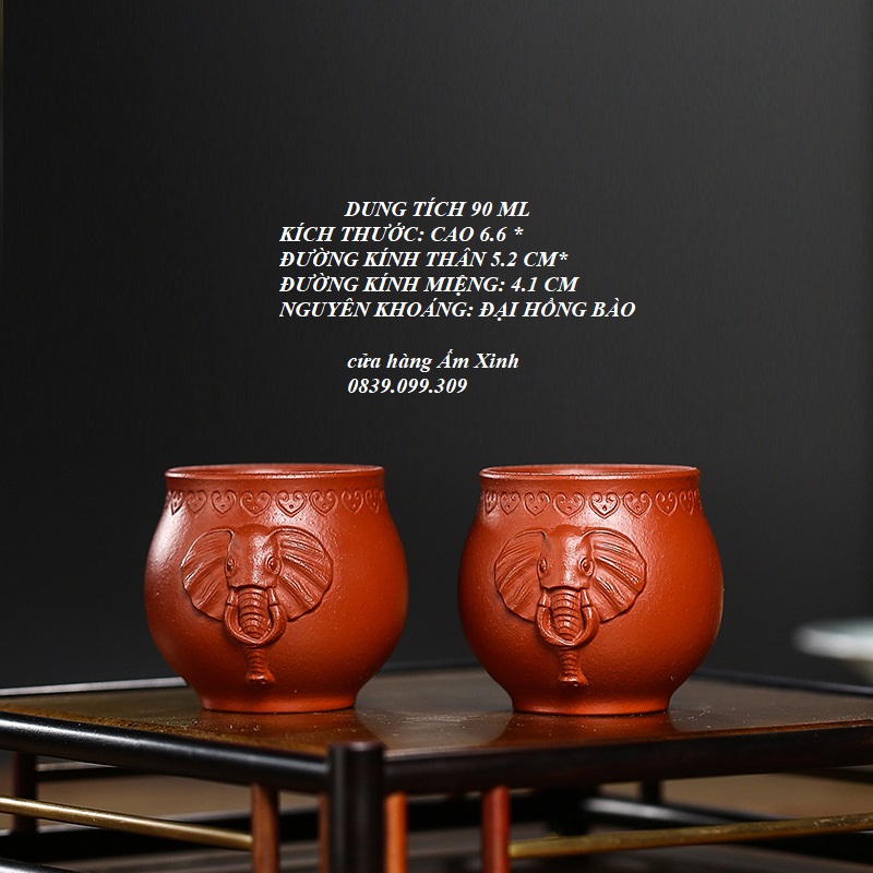 Chén tử sa nghi hưng 90 ml