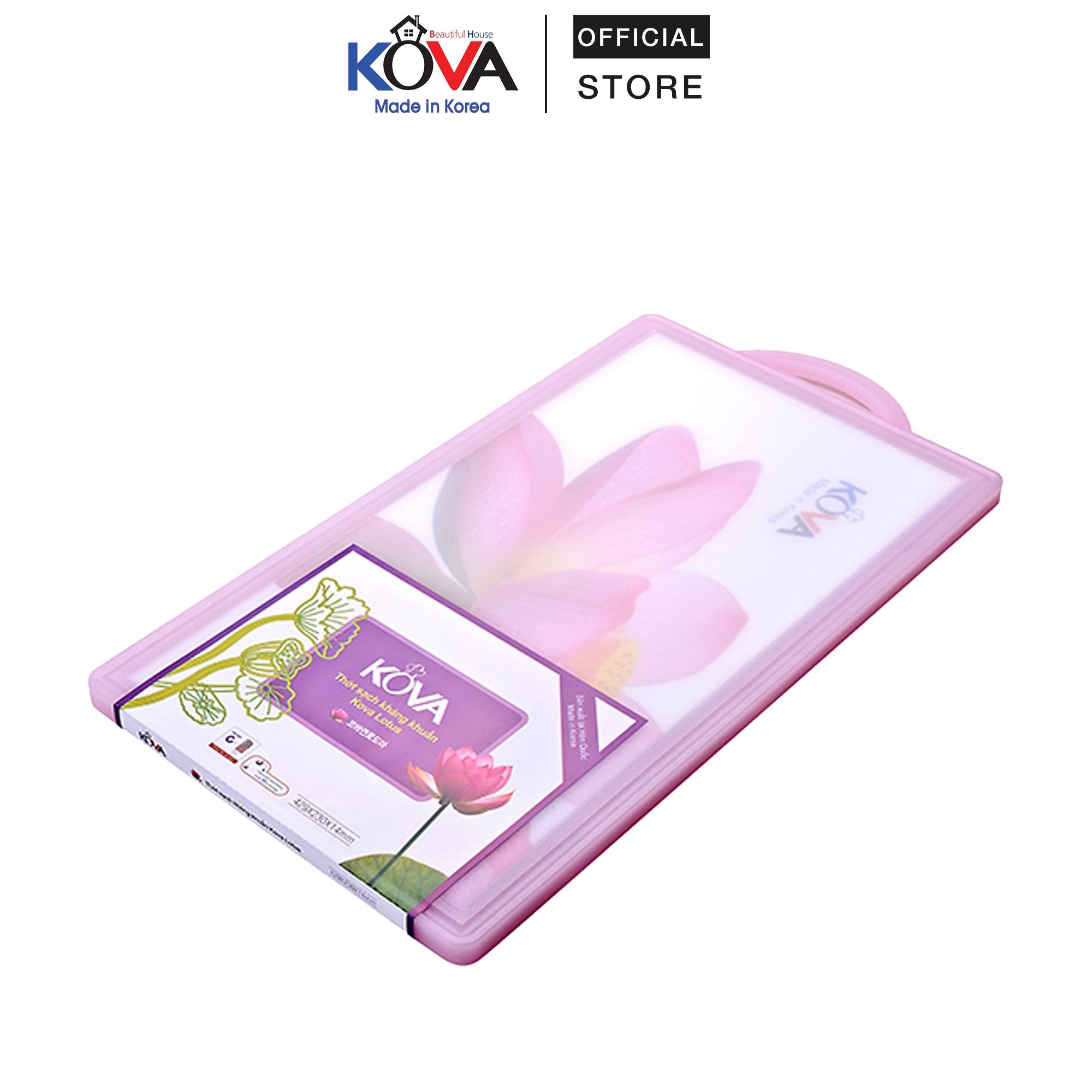 THỚT KHÁNG KHUẨN KOVA LỚN - HỒNG