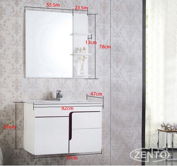 BỘ TỦ, CHẬU, KỆ GƯƠNG LAVABO ZT-LV993