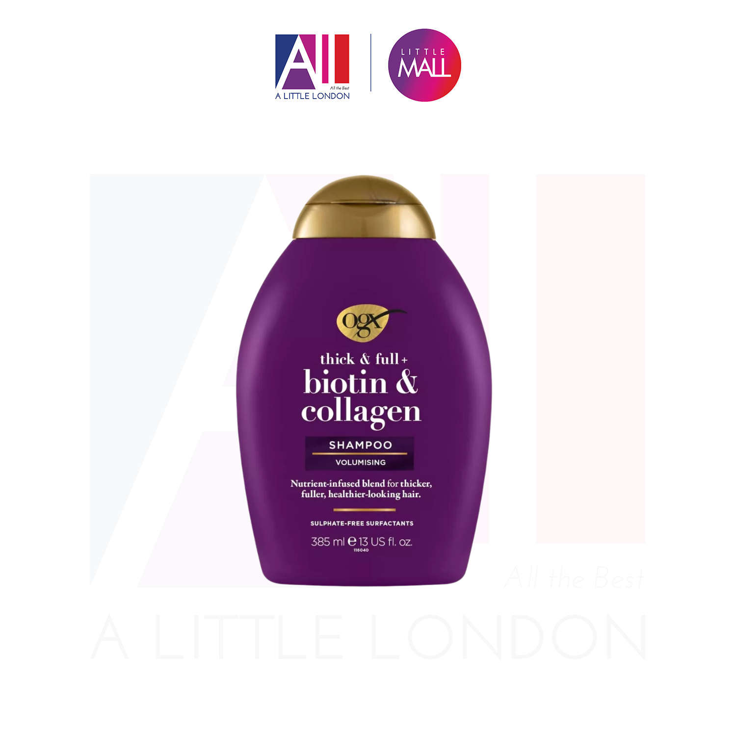 Dầu gội OGX Biotin & Collagen Shampoo 385ml (Bill Anh)