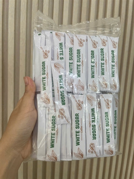 Đường Túi Giấy Cafe 100 Gói KLT 500g ngẫu nhiên