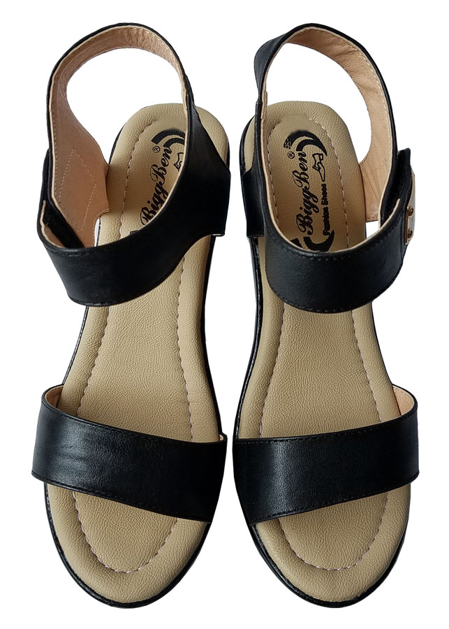 Giày Sandal Nữ Cao Gót Da Bò BIGBEN CG97